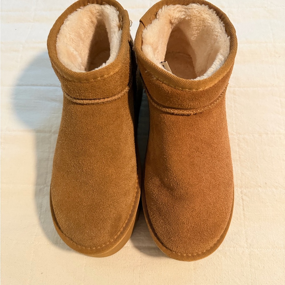 Warm Brown Kids Slippers